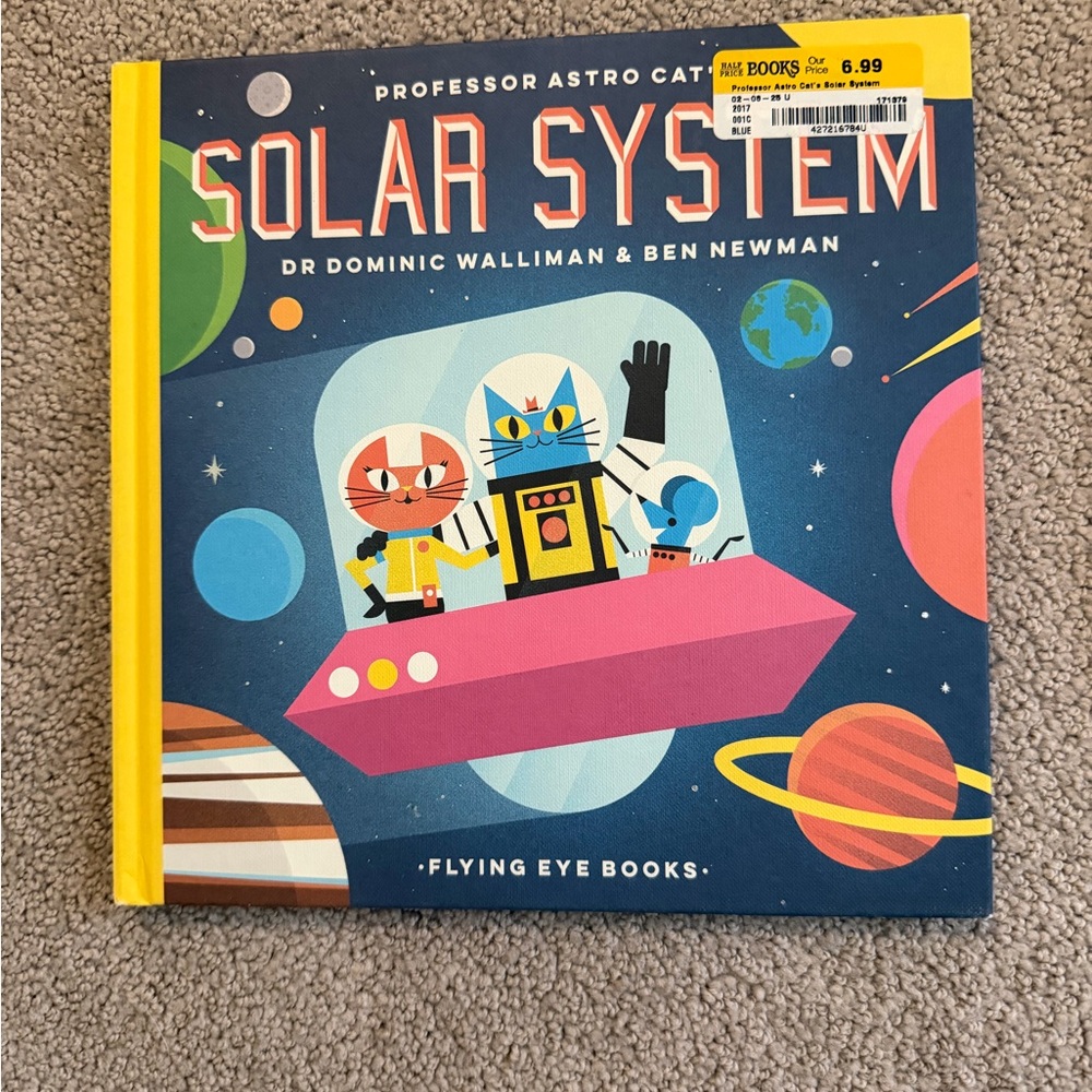 Professor Astro car book bundle EUC space rockets solar system kids book science